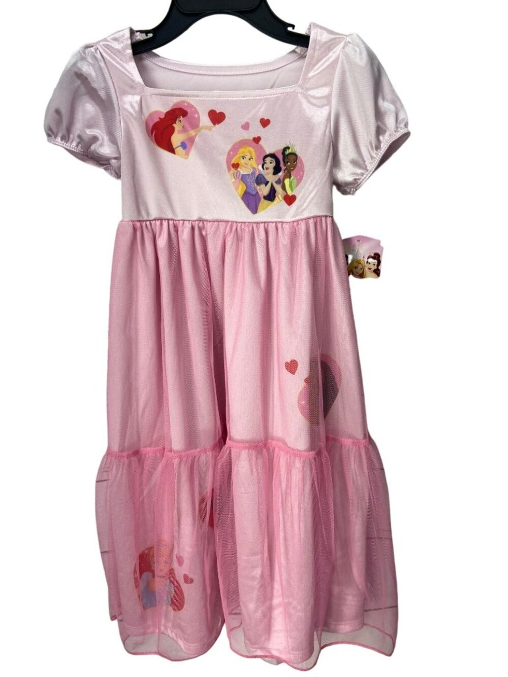 Disney Beautiful Pink Princess Shimmery‎ Tulle Nightgown Size 4T